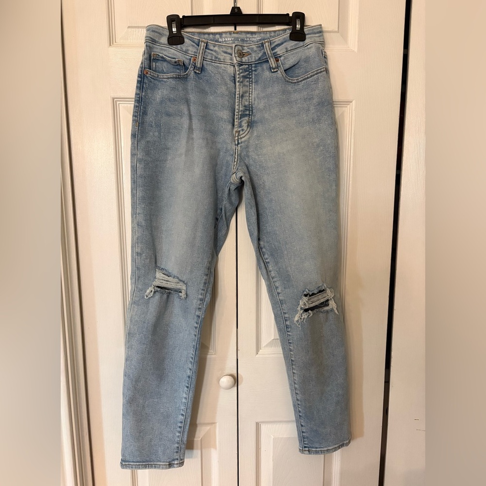 Old Navy Light Blue O.G. Straight Jeans 6